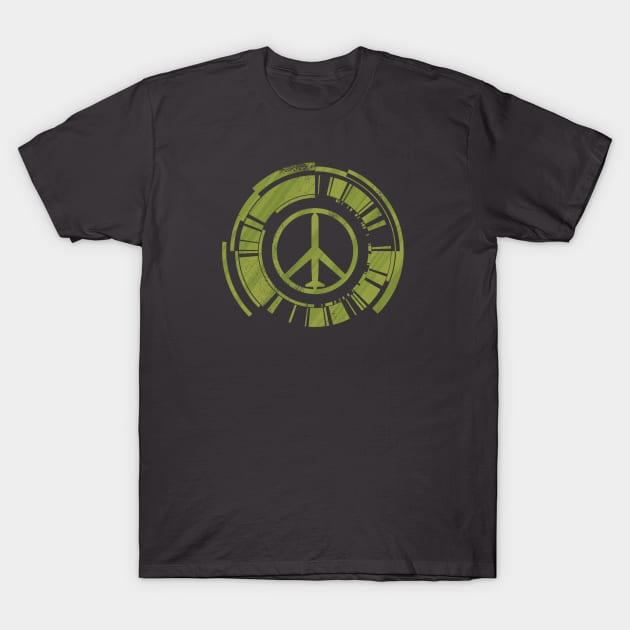 Walker of Peace [Olive] T-Shirt by DCLawrenceUK